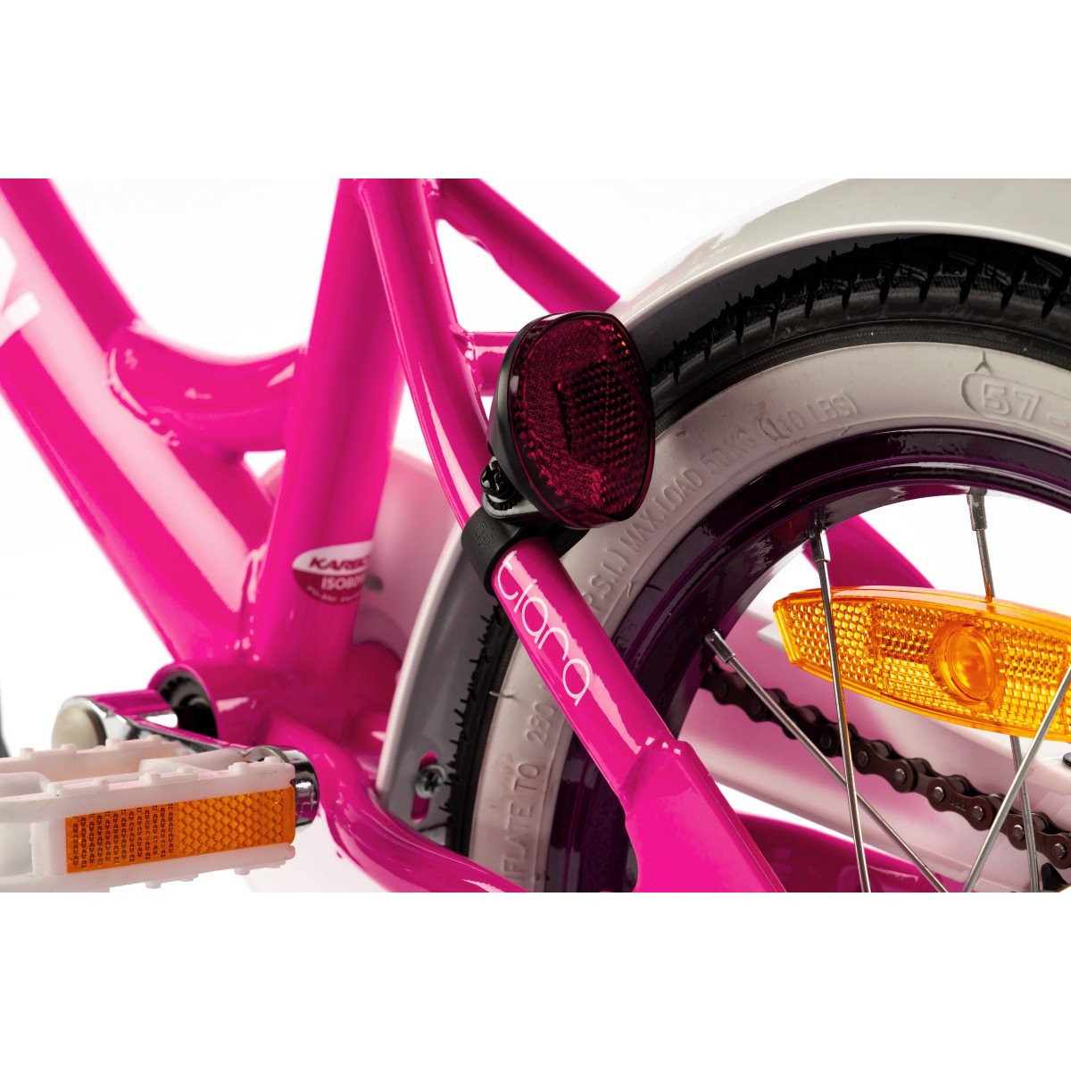 Karbon Tiara 14 pink dviratis