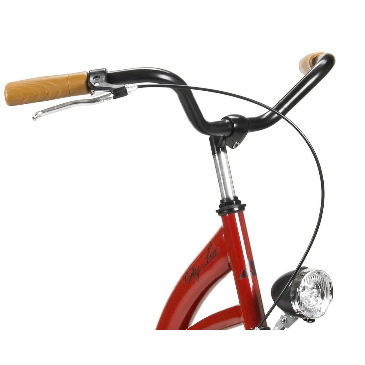 AZIMUT City Lux 26" 2023 bordo-brown dviratis