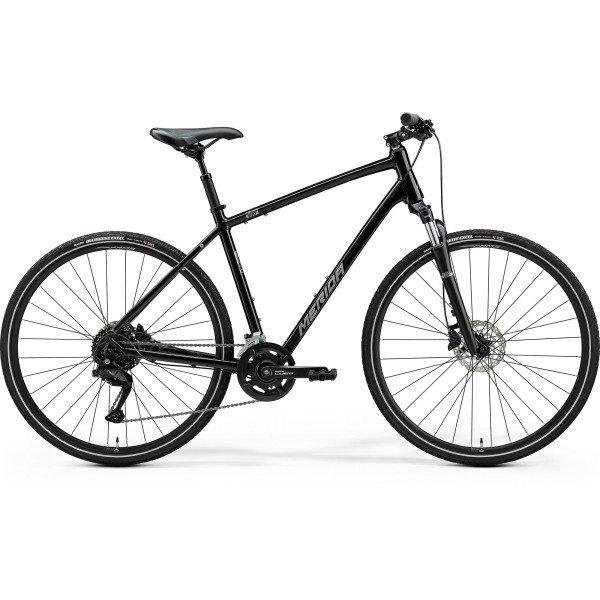 Merida Crossway 100 III2 glossy black(silver)