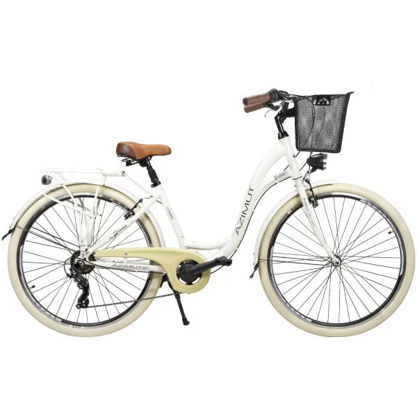 AZIMUT Sarema 28" ALU TX-7 2025 light cream shiny dviratis