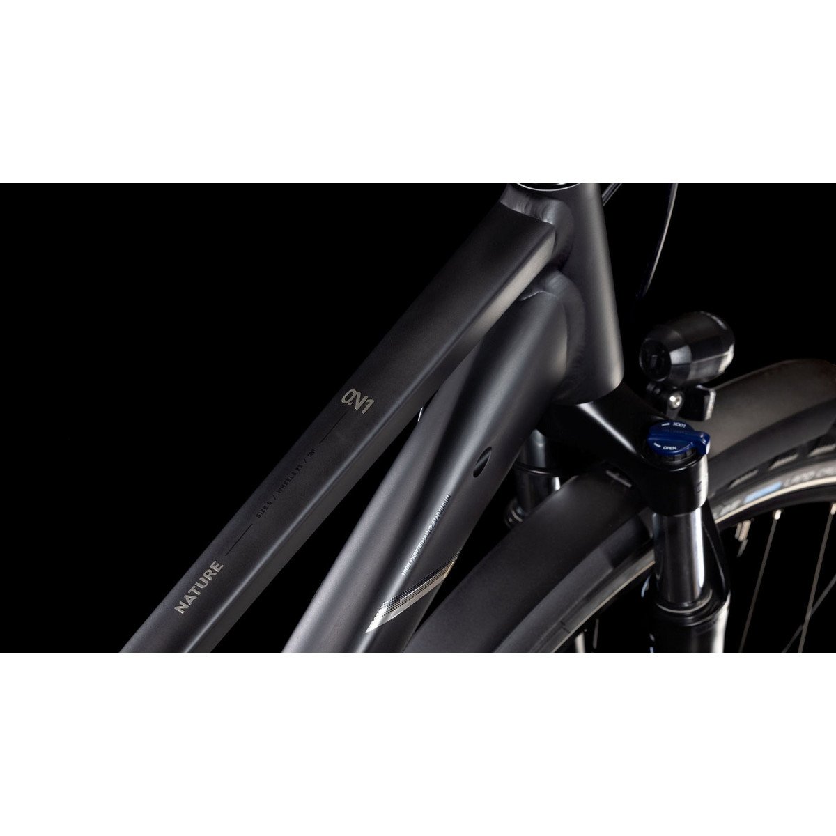 Cube Nature ONE Allroad Trapeze black'n'black 2026 dviratis