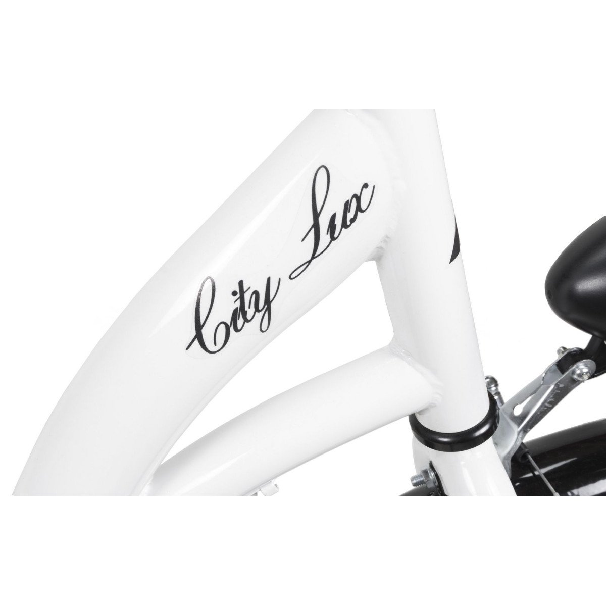 AZIMUT City Lux 26" 2023 white-black dviratis