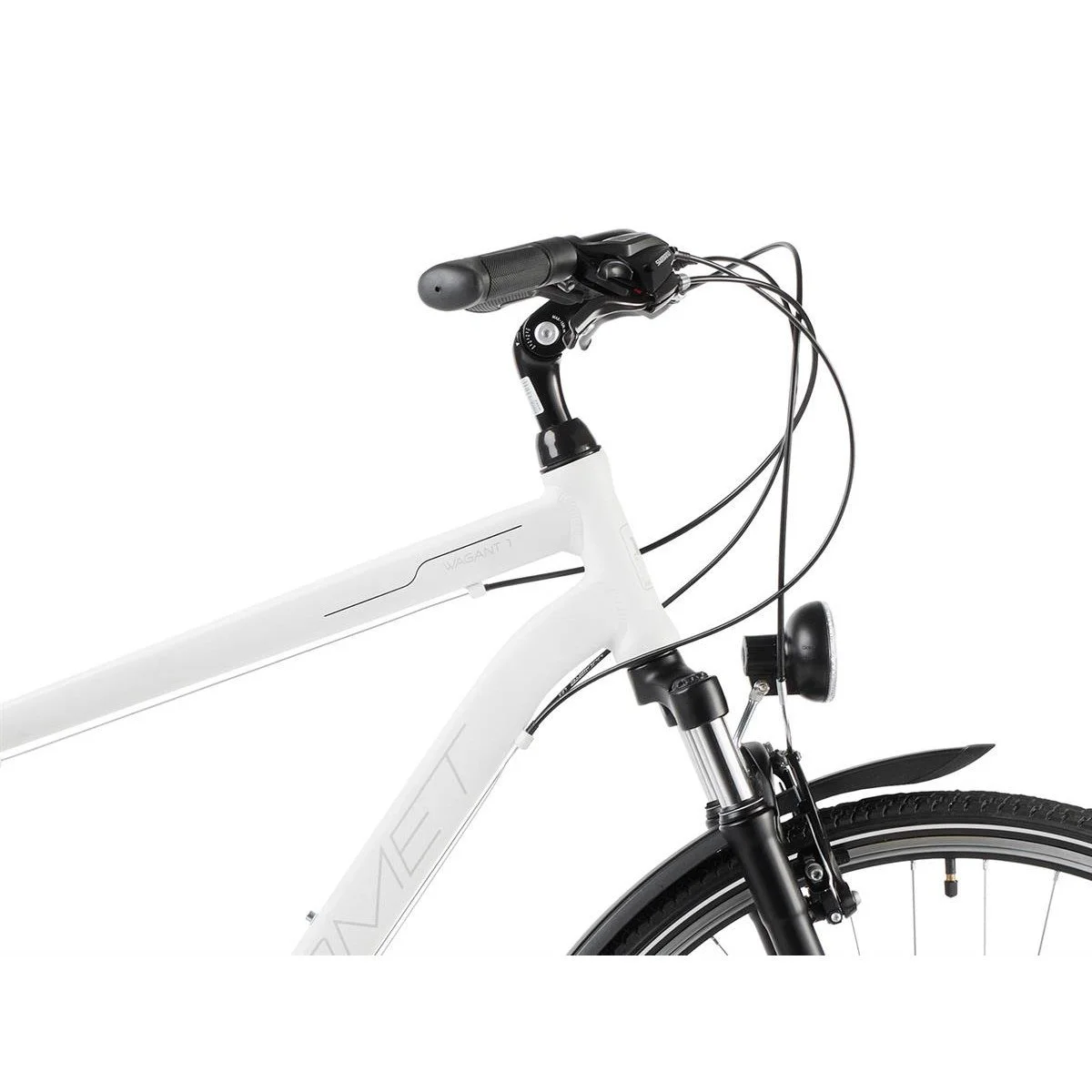 Romet Wagant 1 2025 white-grey dviratis