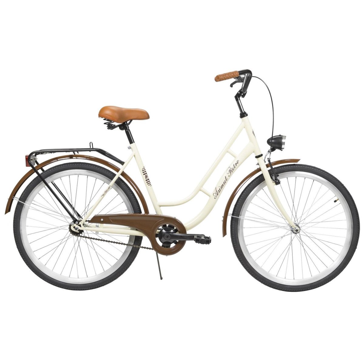 AZIMUT Retro 26" 2025 cream dviratis