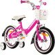 Karbon Tiara 14 pink dviratis