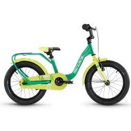 S'COOL niXe 16" 1-speed coaster-brake Aluminium green-lime dviratis