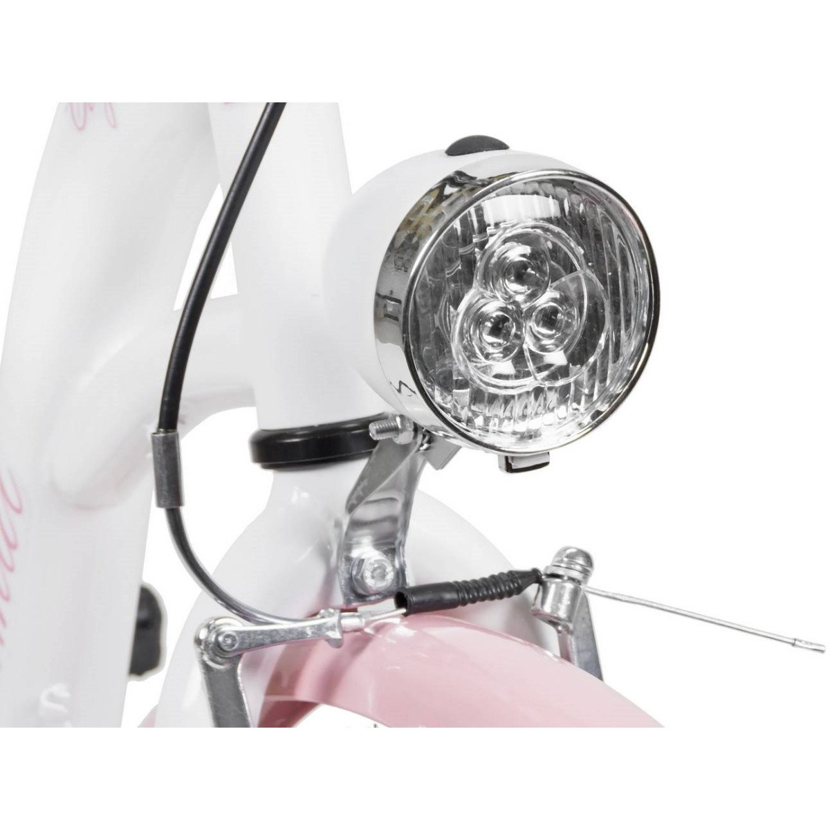 AZIMUT City Lux 26" 2023 white-pink dviratis