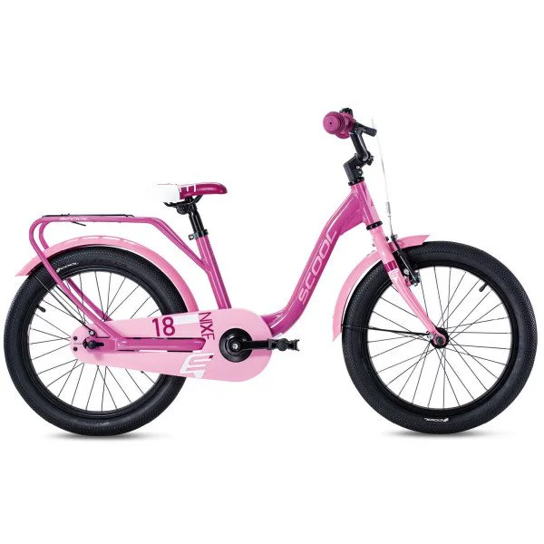 S'COOL niXe 18" 1-speed coaster-brake Aluminium pink-baby pink dviratis