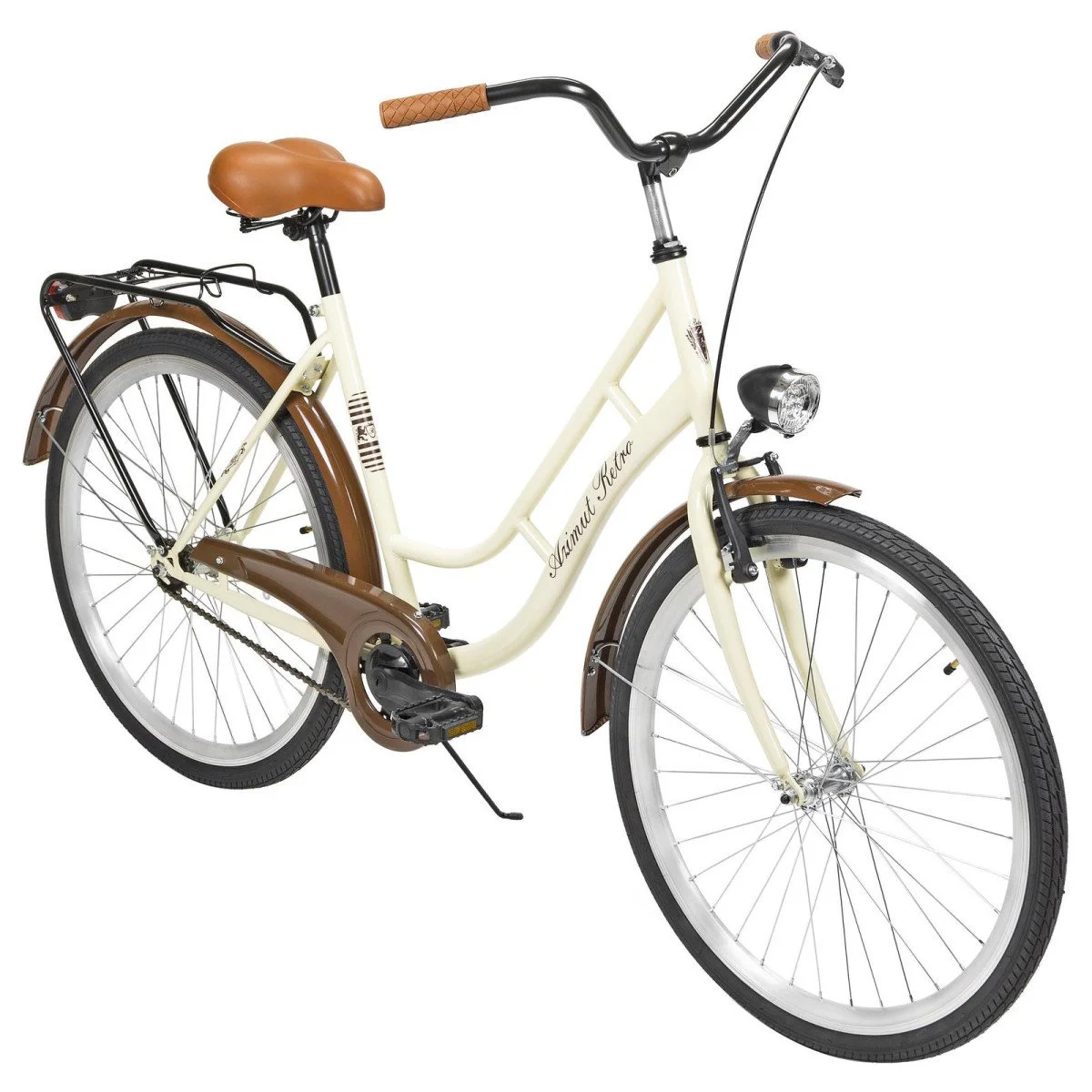 AZIMUT Retro 26" 2025 cream dviratis