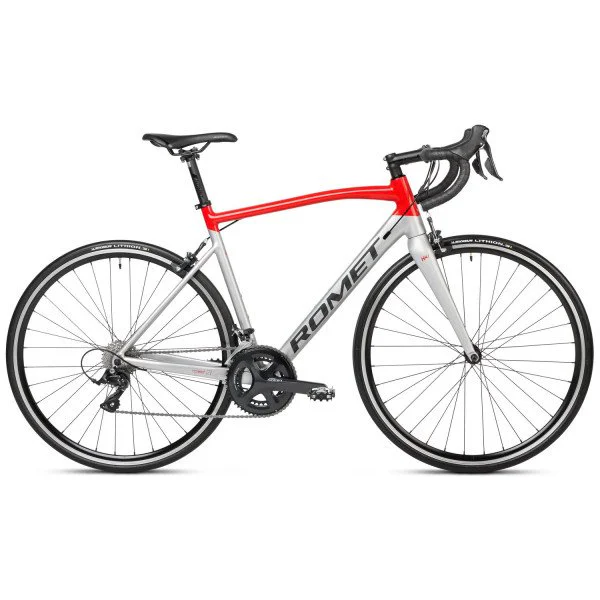 Romet Huragan 3 2025 red-silver-graphite plento dviratis