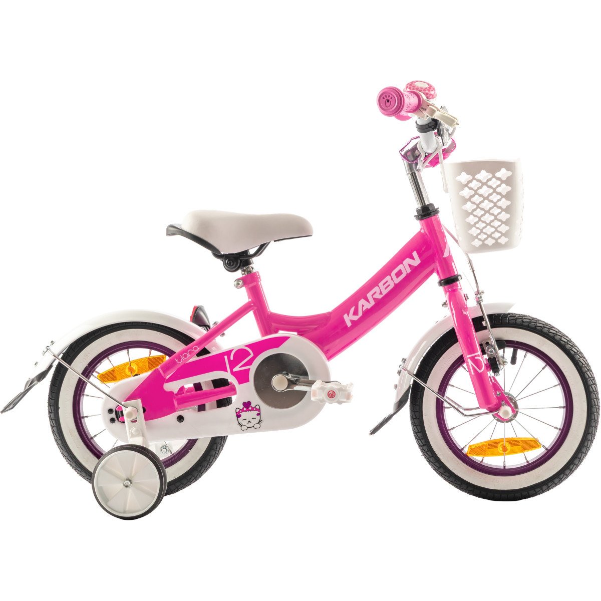 Karbon Tiara 12 pink dviratis