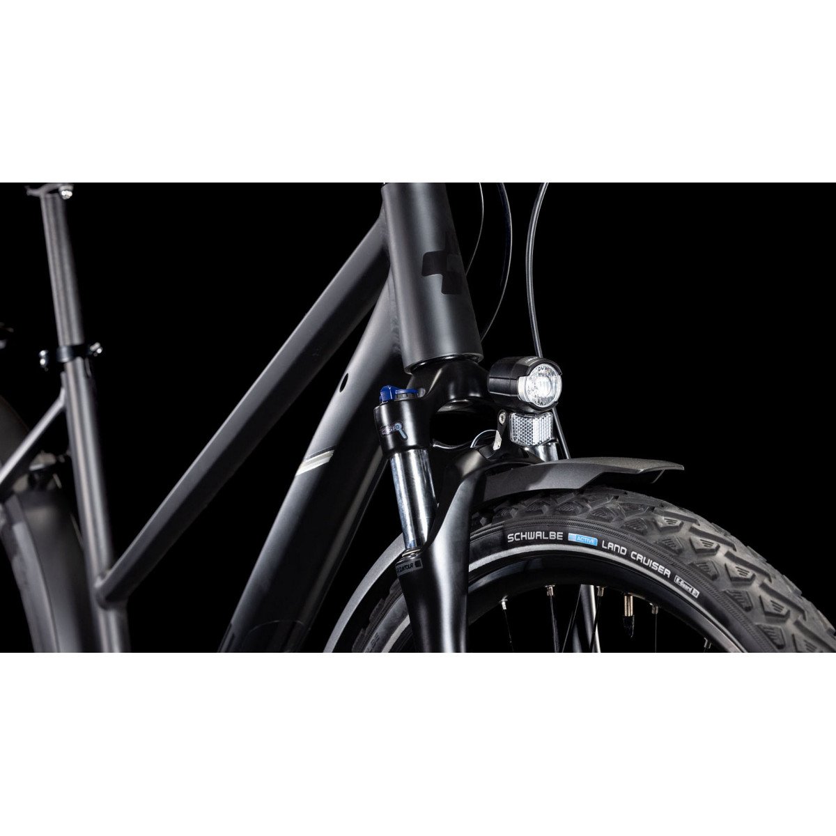 Cube Nature ONE Allroad Trapeze black'n'black 2026 dviratis
