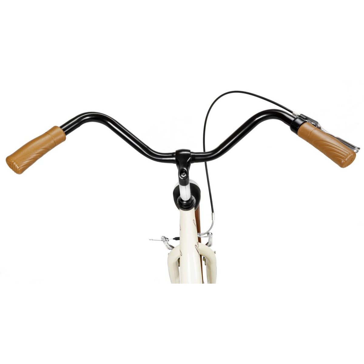 AZIMUT City Lux 26" 2023 cream-brown dviratis