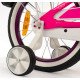 Karbon Tiara 16 pink dviratis