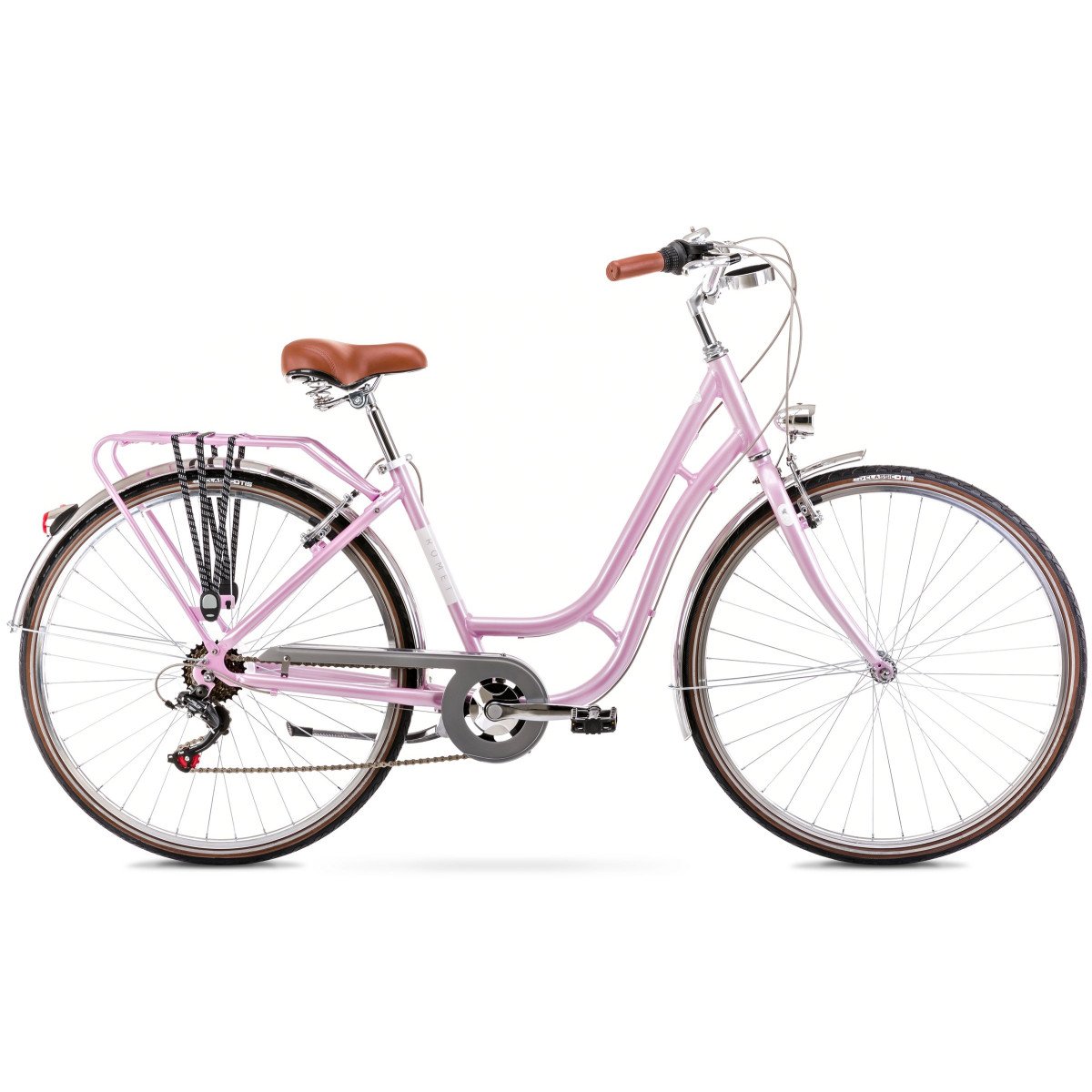 Romet Luiza Eco 26 2025 pink dviratis Romet Luiza Eco 26 2025 pink dviratis