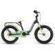 S'COOL niXe 16" 1-speed coaster-brake Aluminium dark grey-pastel green