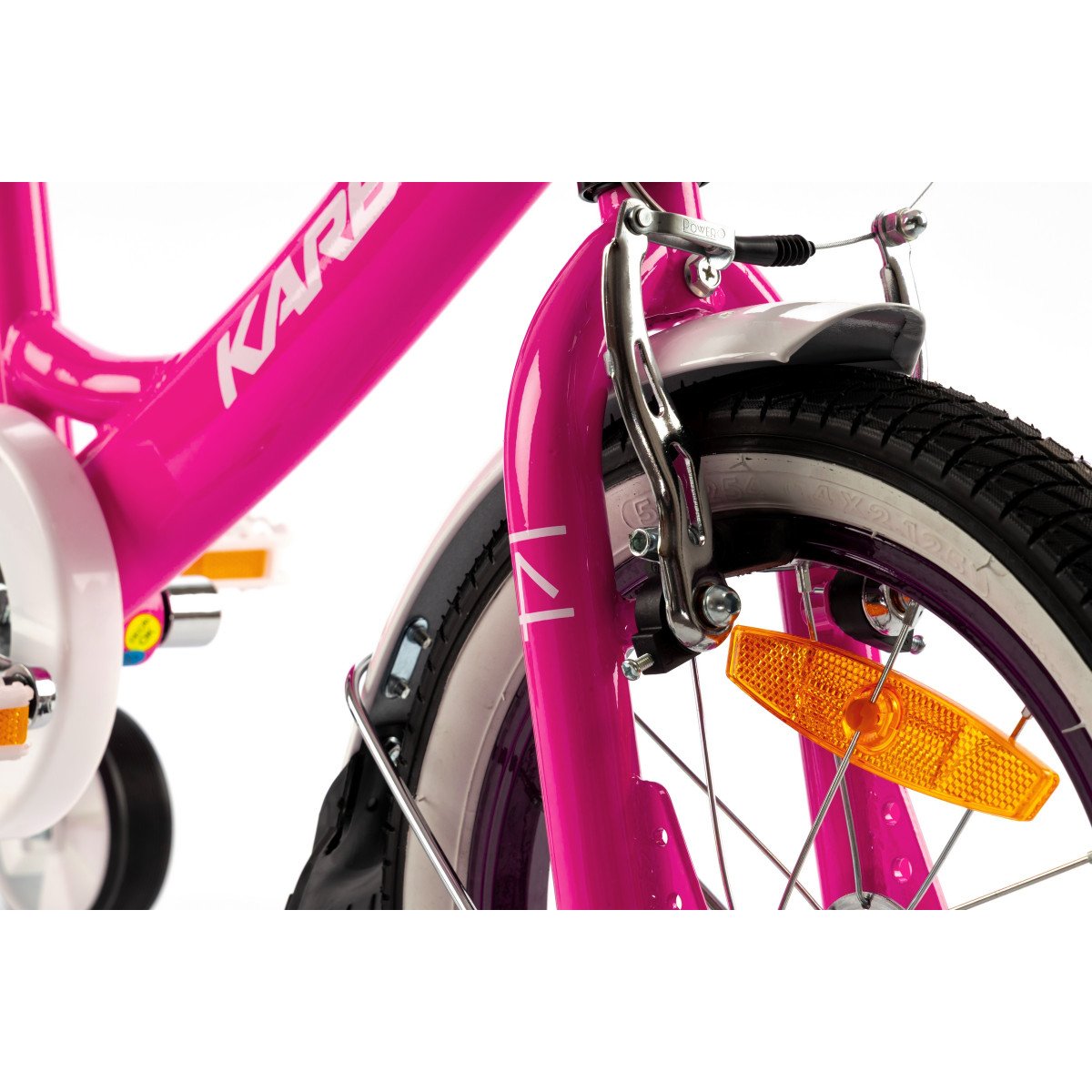 Karbon Tiara 14 pink dviratis