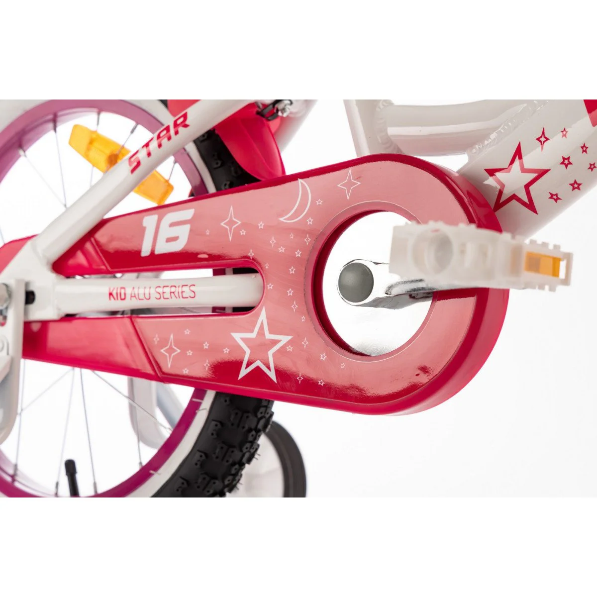 Karbon Star ALU 16 white dviratis