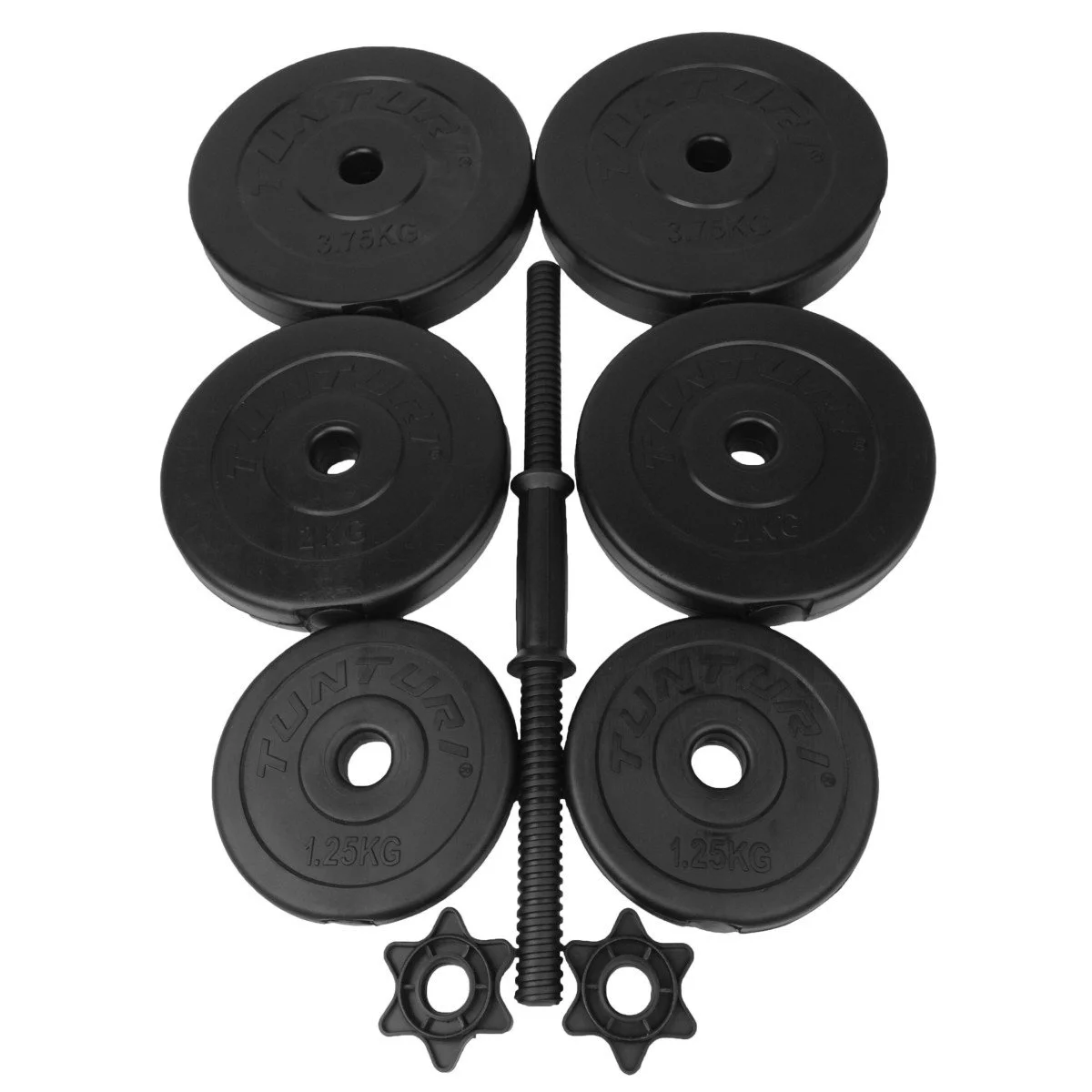 TUNTURI vinilinių hantelių rinkinys, 28kg