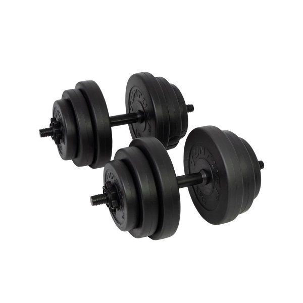 TUNTURI vinilinių hantelių rinkinys, 28kg