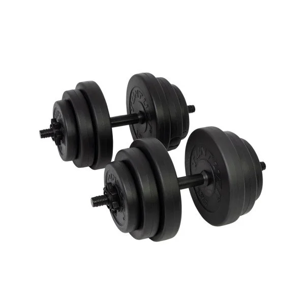 TUNTURI vinilinių hantelių rinkinys, 28kg