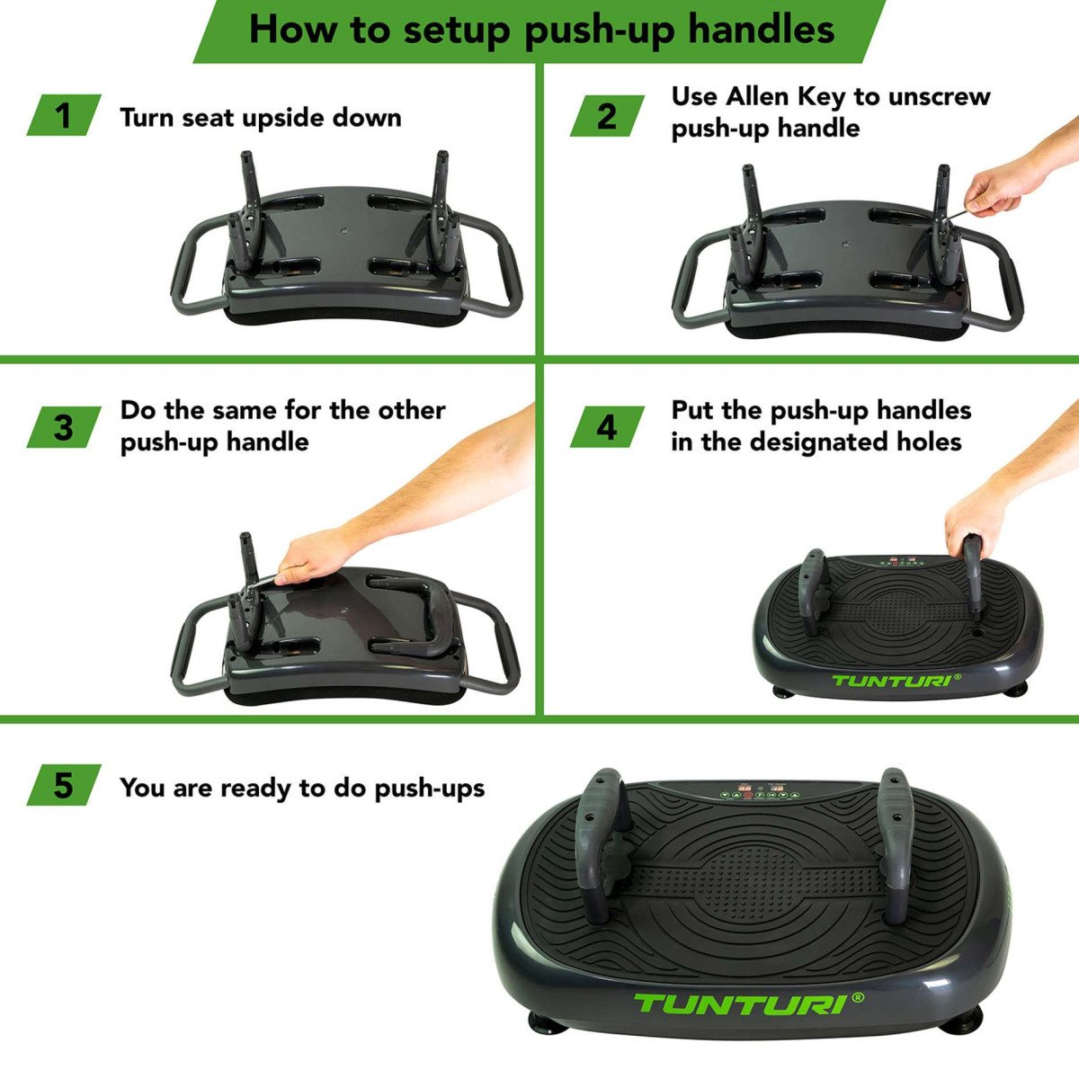 TUNTURI Cardio Fit V10 vibracinė platforma