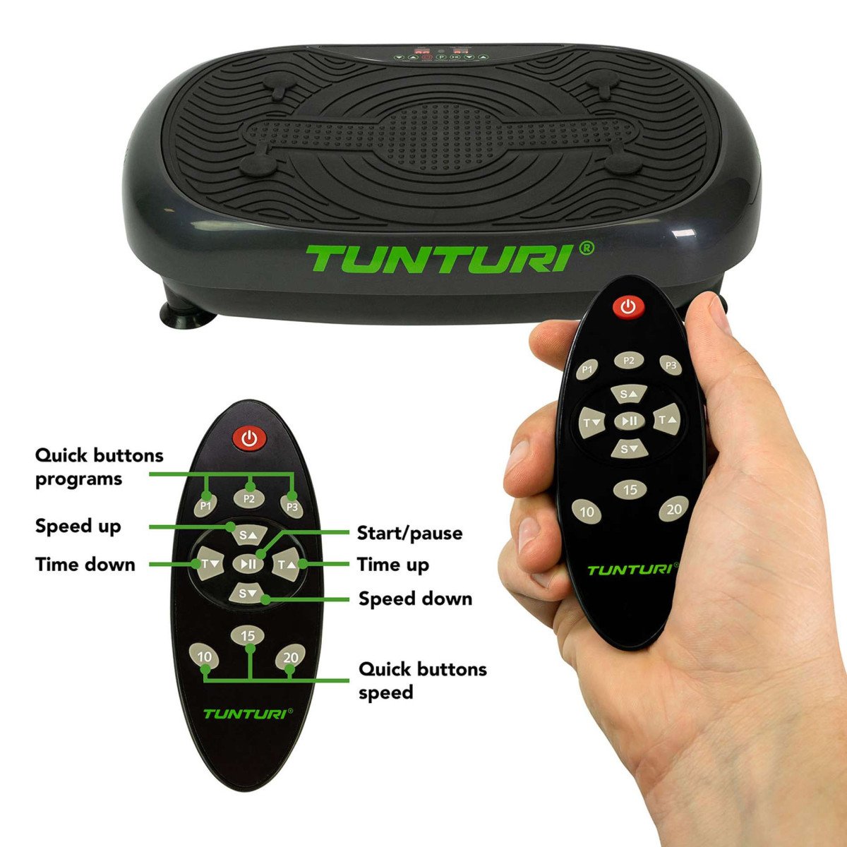 TUNTURI Cardio Fit V10 vibracinė platforma
