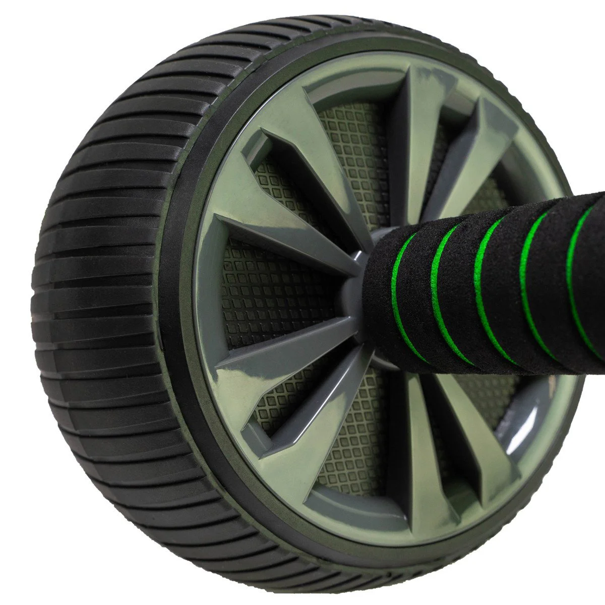 TUNTURI Pro Exercise Wheel Deluxe pilvo preso ratukas su kelių kilimėliu