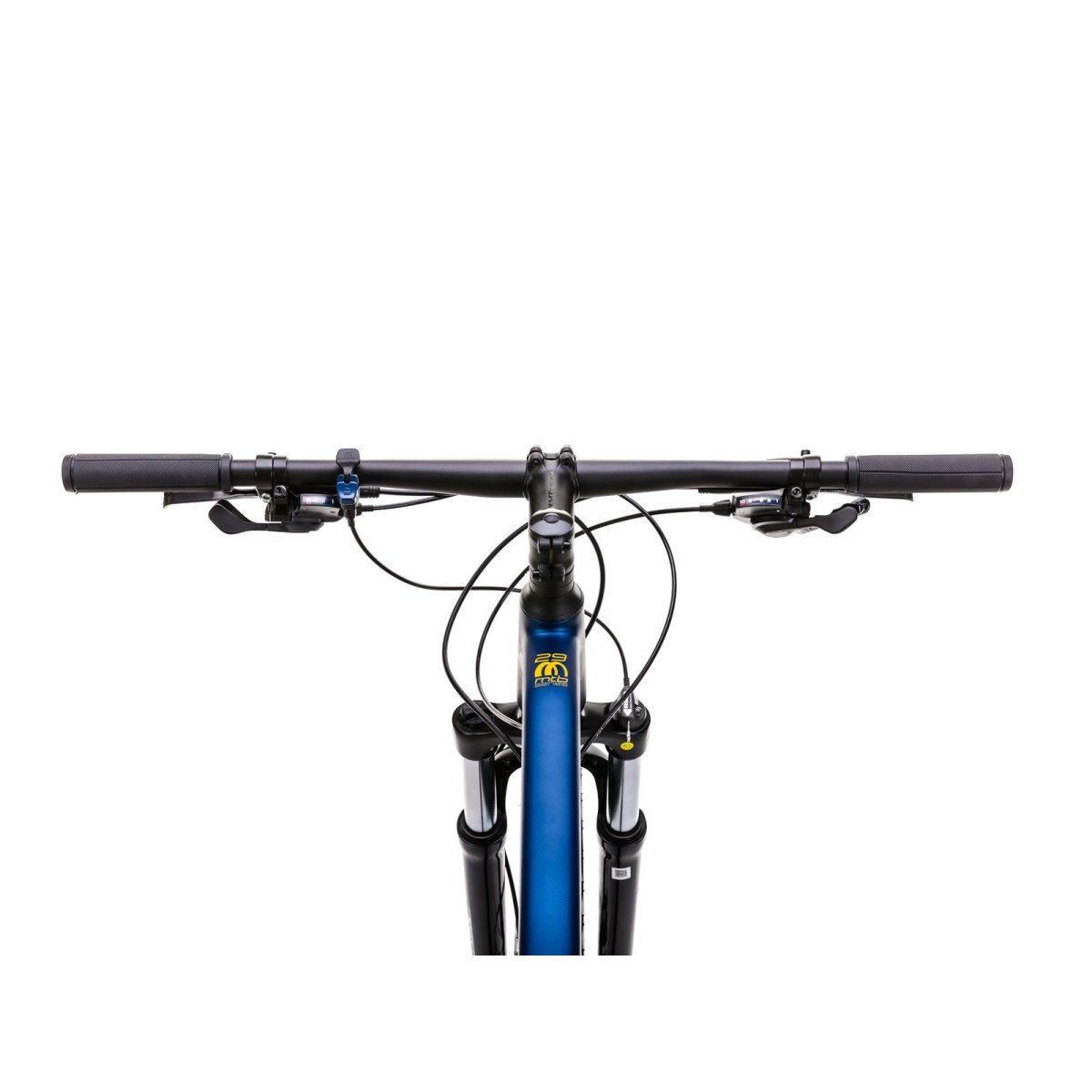 Romet Mustang M3 CS 2025 dark blue-yellow dviratis