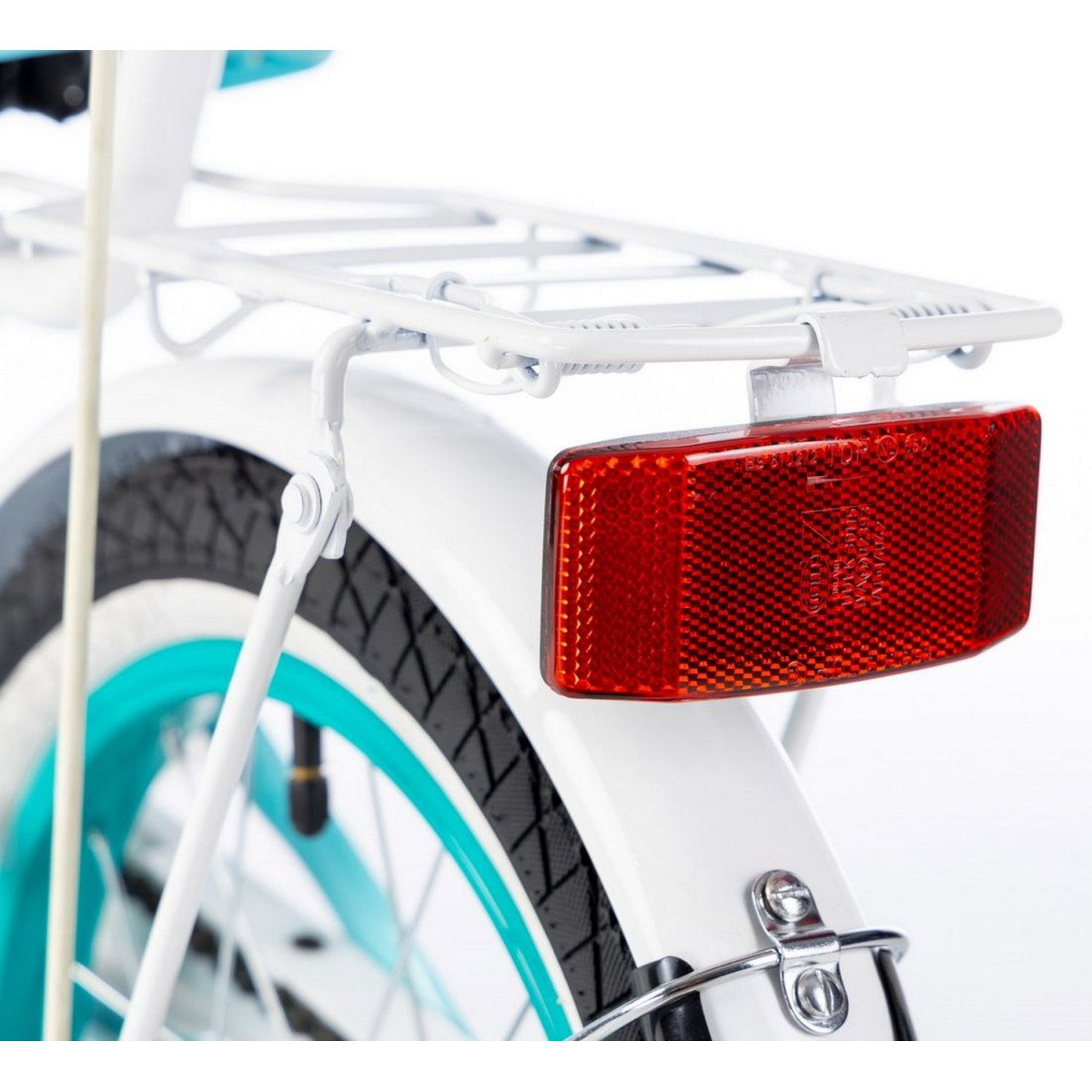 Karbon Kitty 16 turquoise-white dviratis