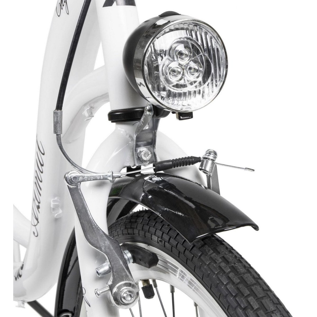 AZIMUT City Lux 26" 2023 white-black dviratis