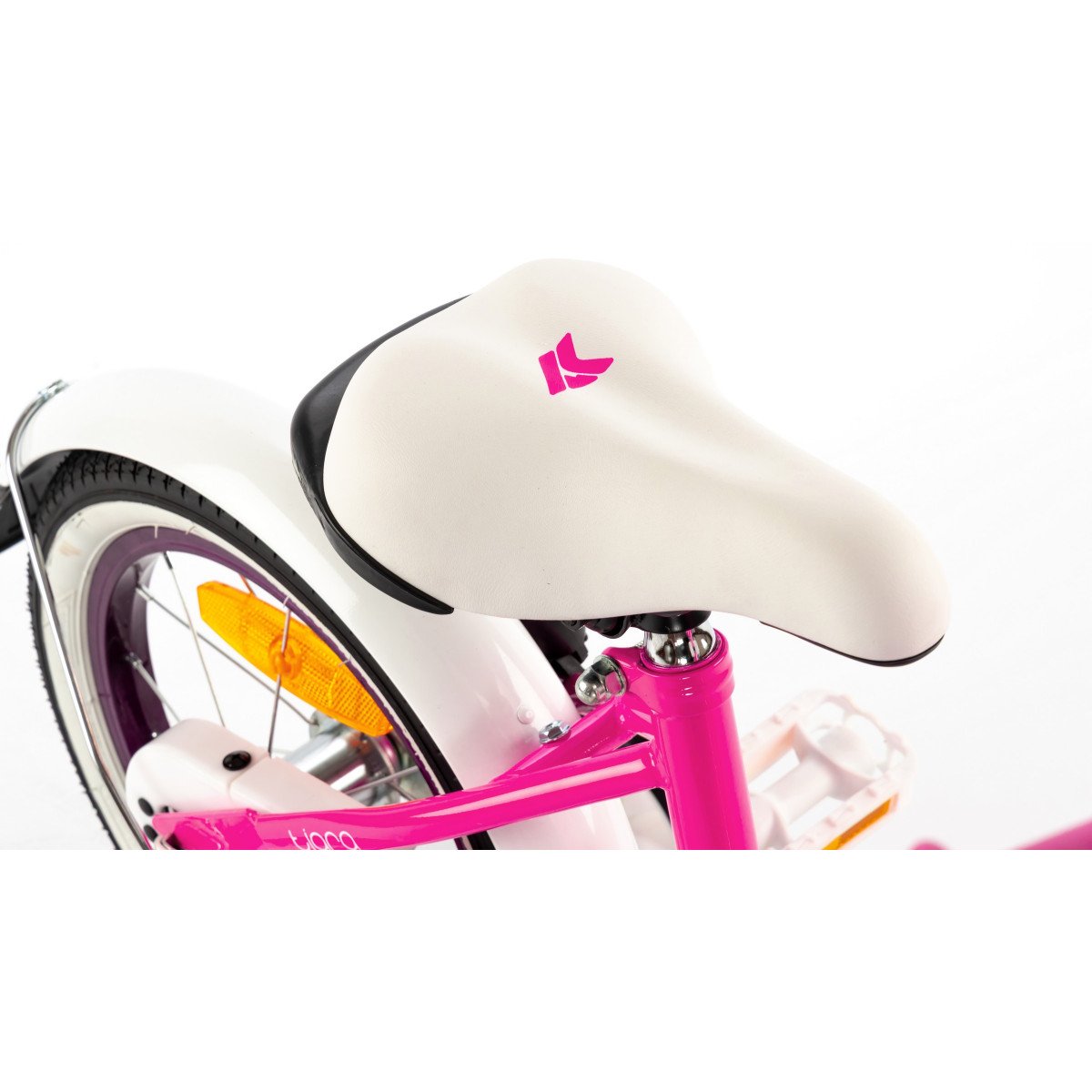Karbon Tiara 14 pink dviratis