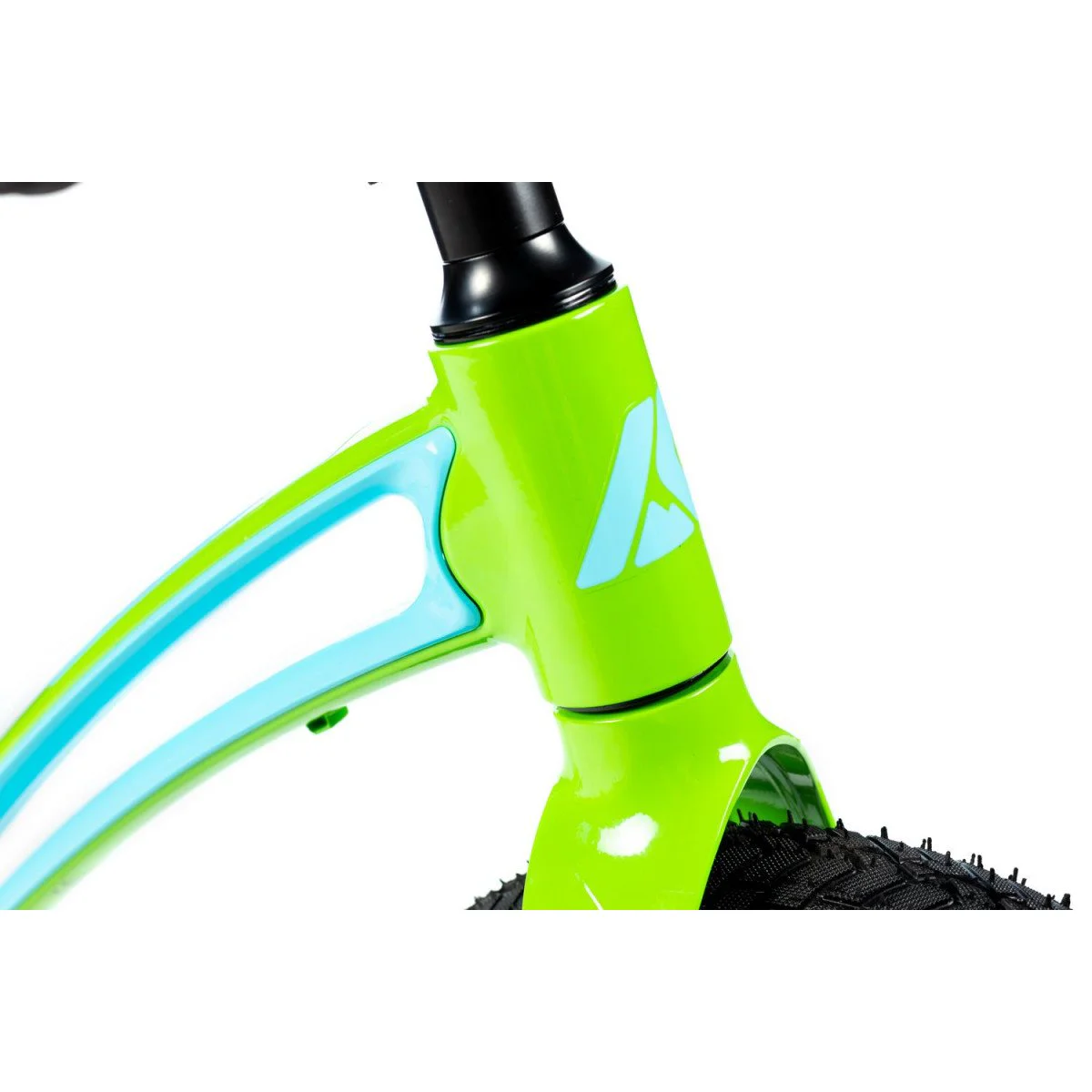 Karbon First green-blue balansinis dviratukas