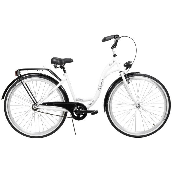 AZIMUT City Lux 28" 2023 white-black dviratis