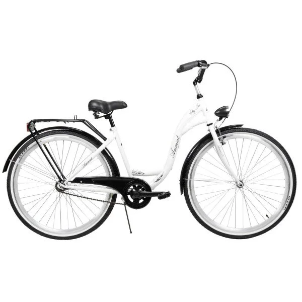 AZIMUT City Lux 28" 2023 white-black dviratis