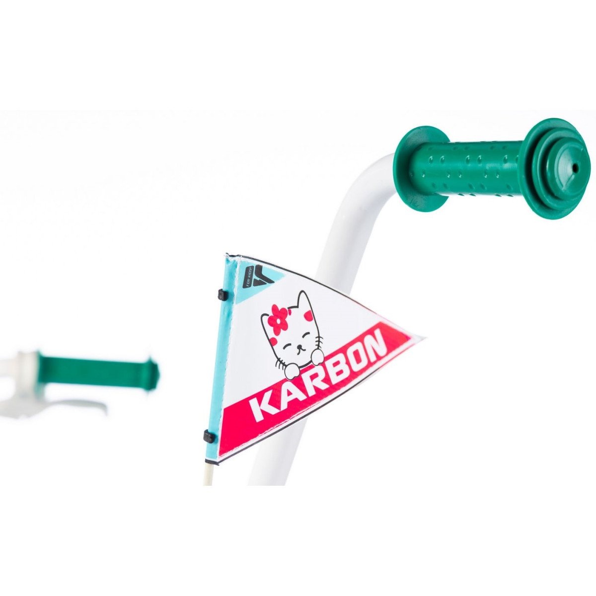 Karbon Kitty 16 turquoise-white dviratis