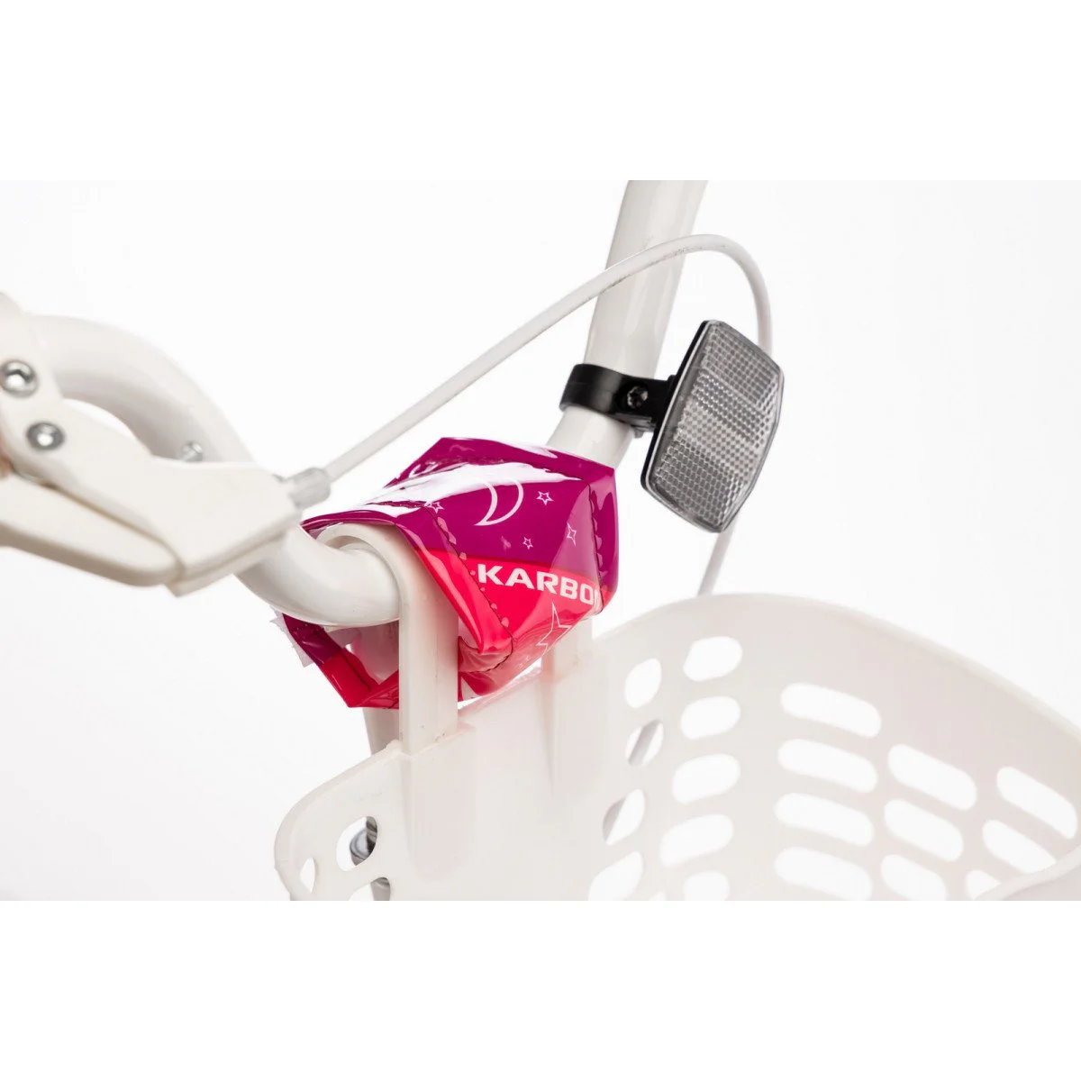 Karbon Star ALU 16 white dviratis