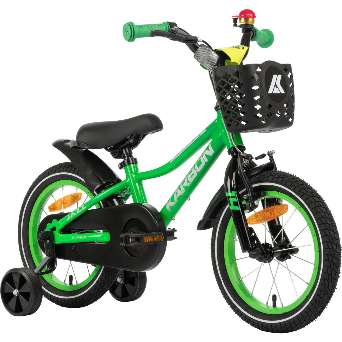Karbon Jazz 14 green neon dviratis
