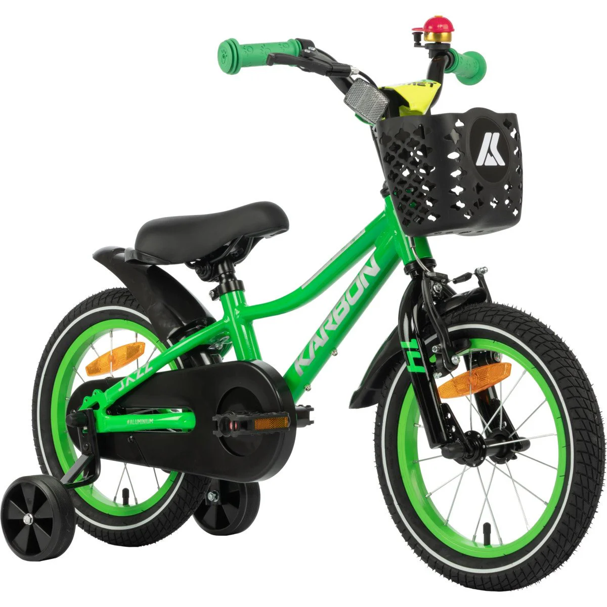 Karbon Jazz 14 green neon dviratis