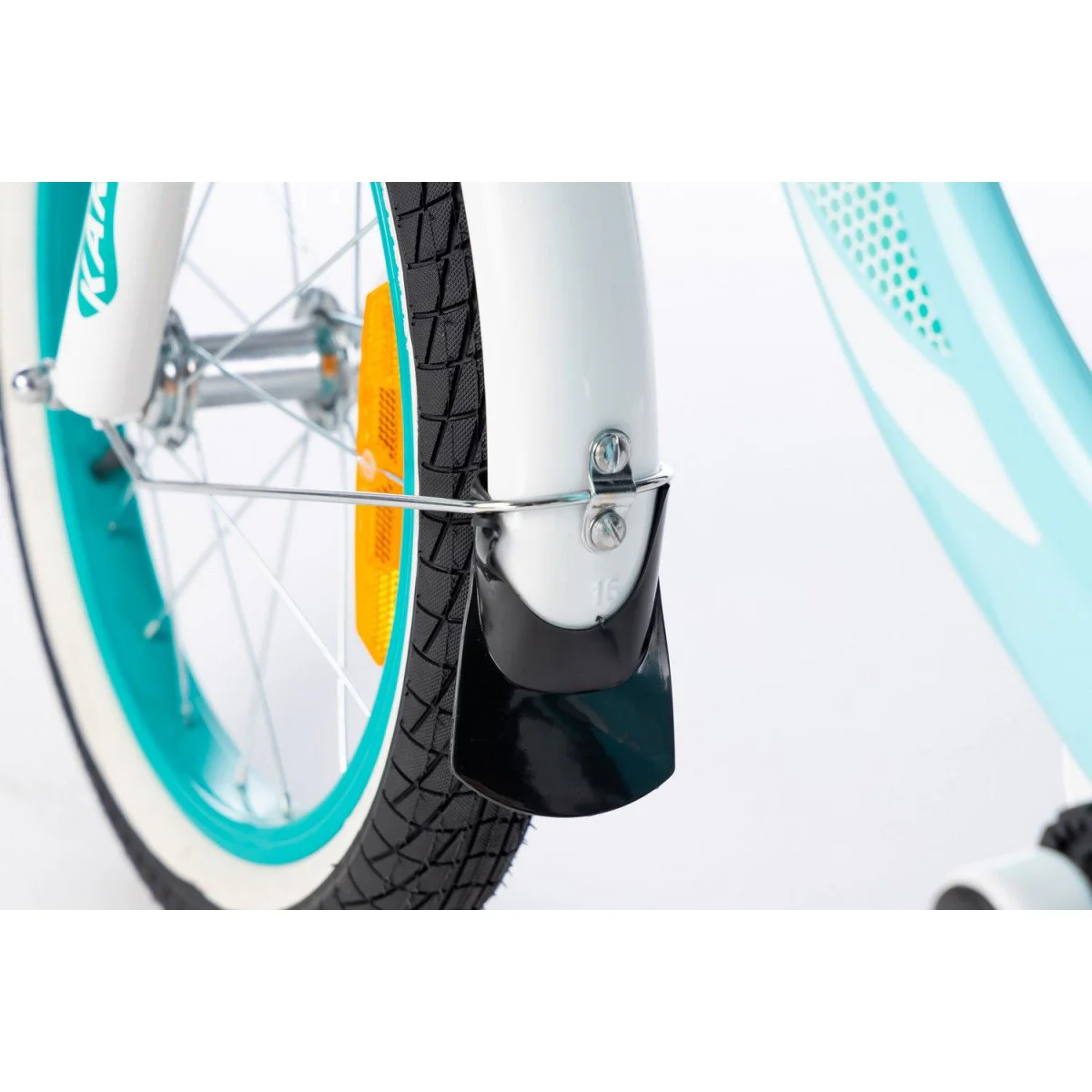 Karbon Kitty 16 turquoise-white dviratis