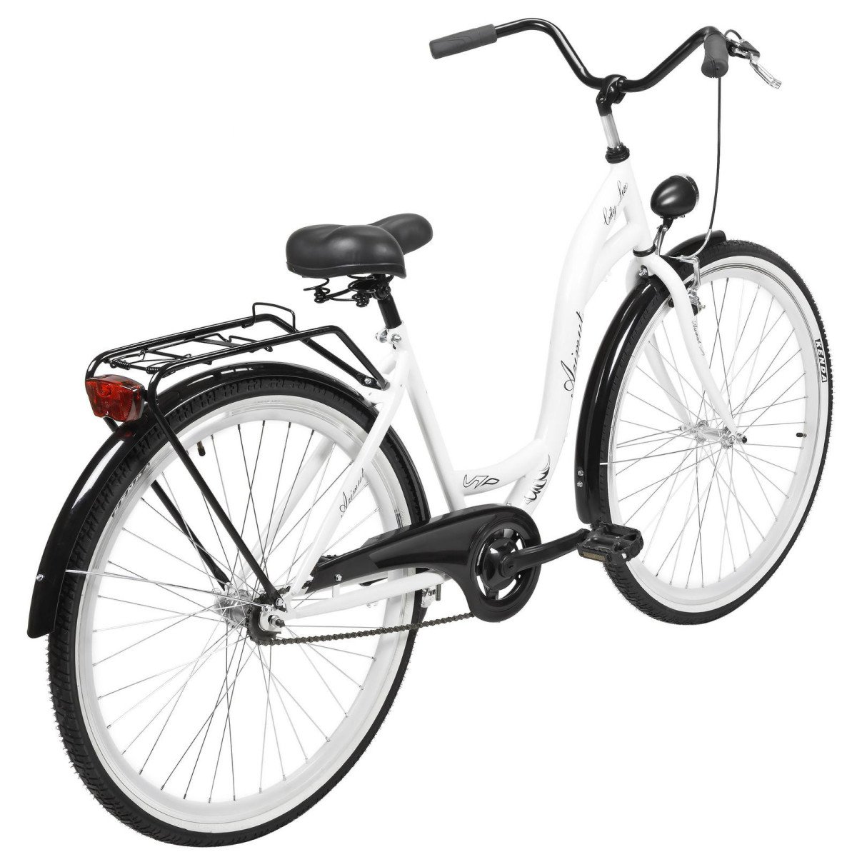 AZIMUT City Lux 28" 2023 white-black dviratis