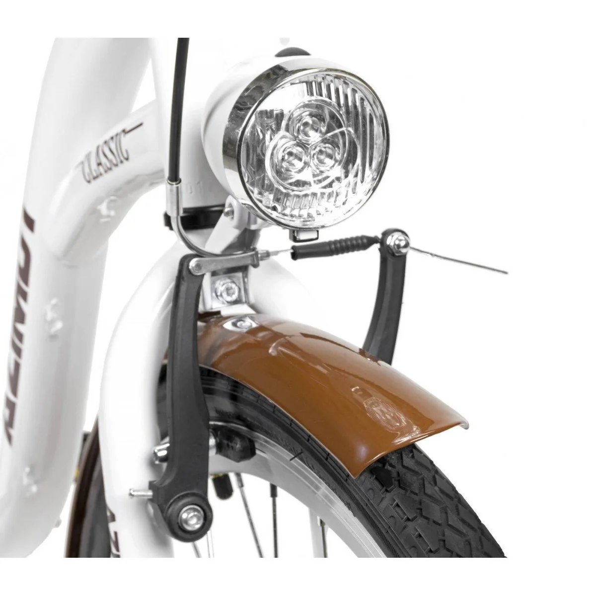 AZIMUT Classic 28" 2023 white miesto dviratis