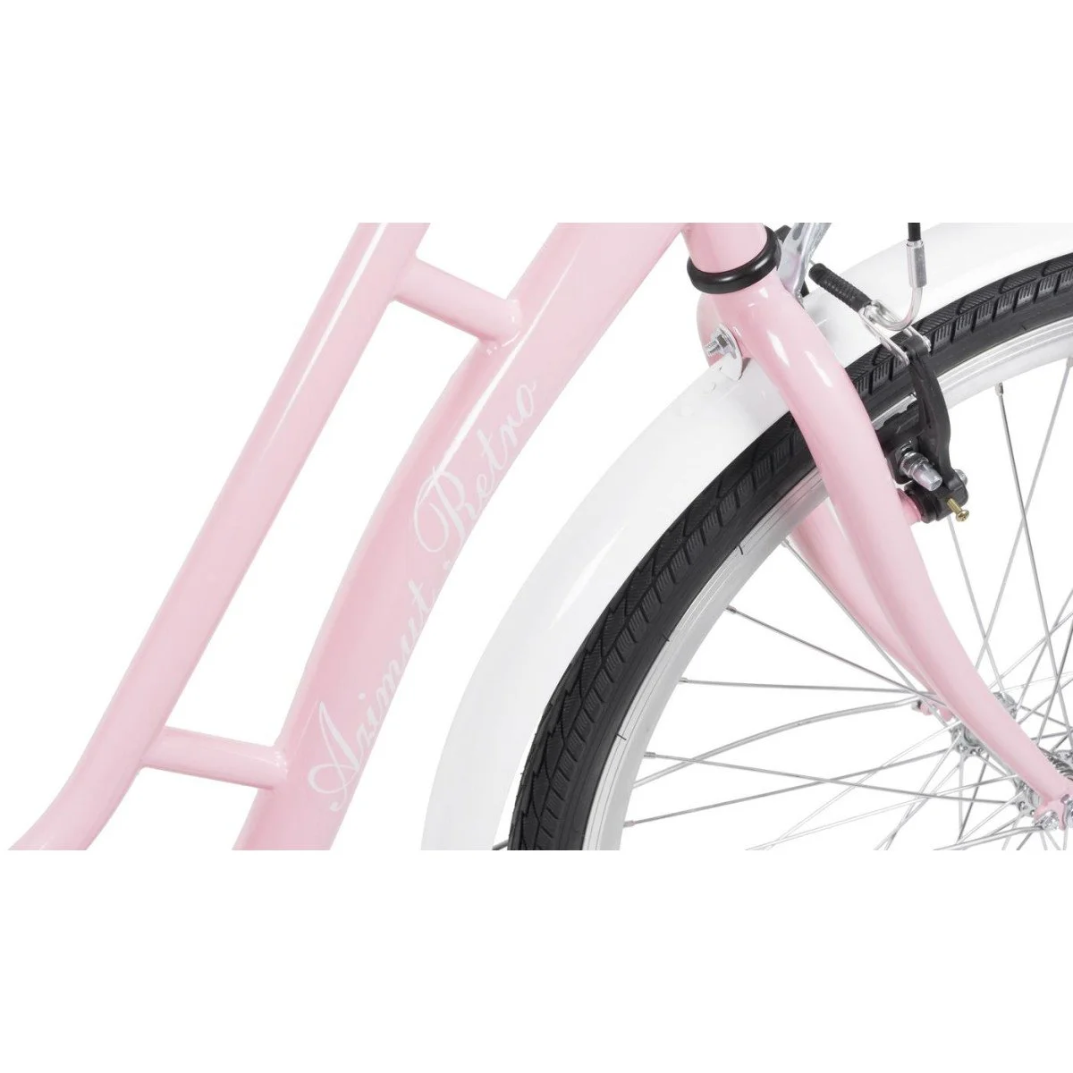 AZIMUT Retro 26" 2025 light pink dviratis