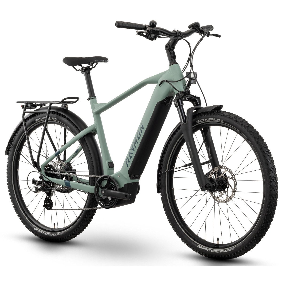 Raymon Tourray Select 27.5" 2025 mint-aqua-cotton elektrinis dviratis