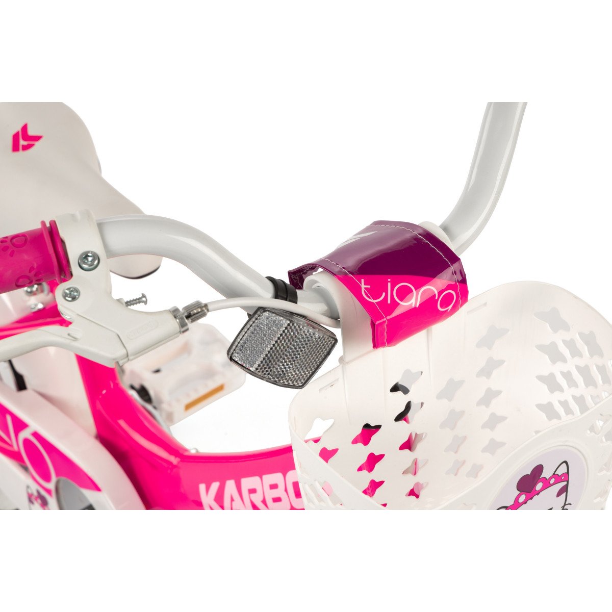 Karbon Tiara 16 pink dviratis