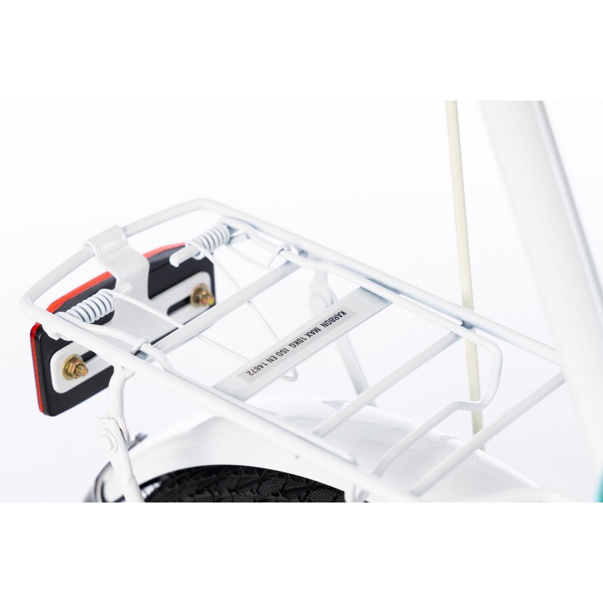 Karbon Kitty 16 turquoise-white dviratis