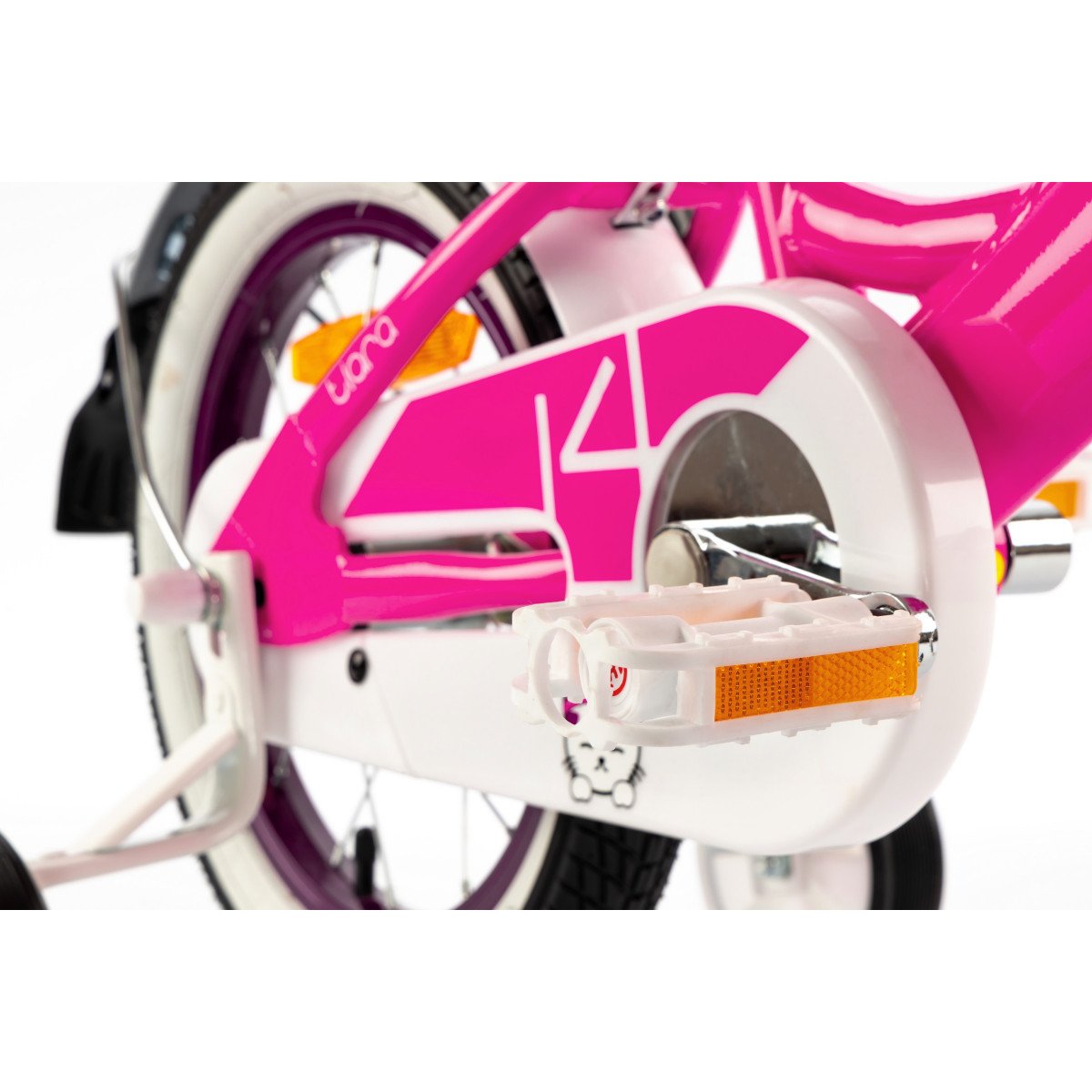 Karbon Tiara 14 pink dviratis