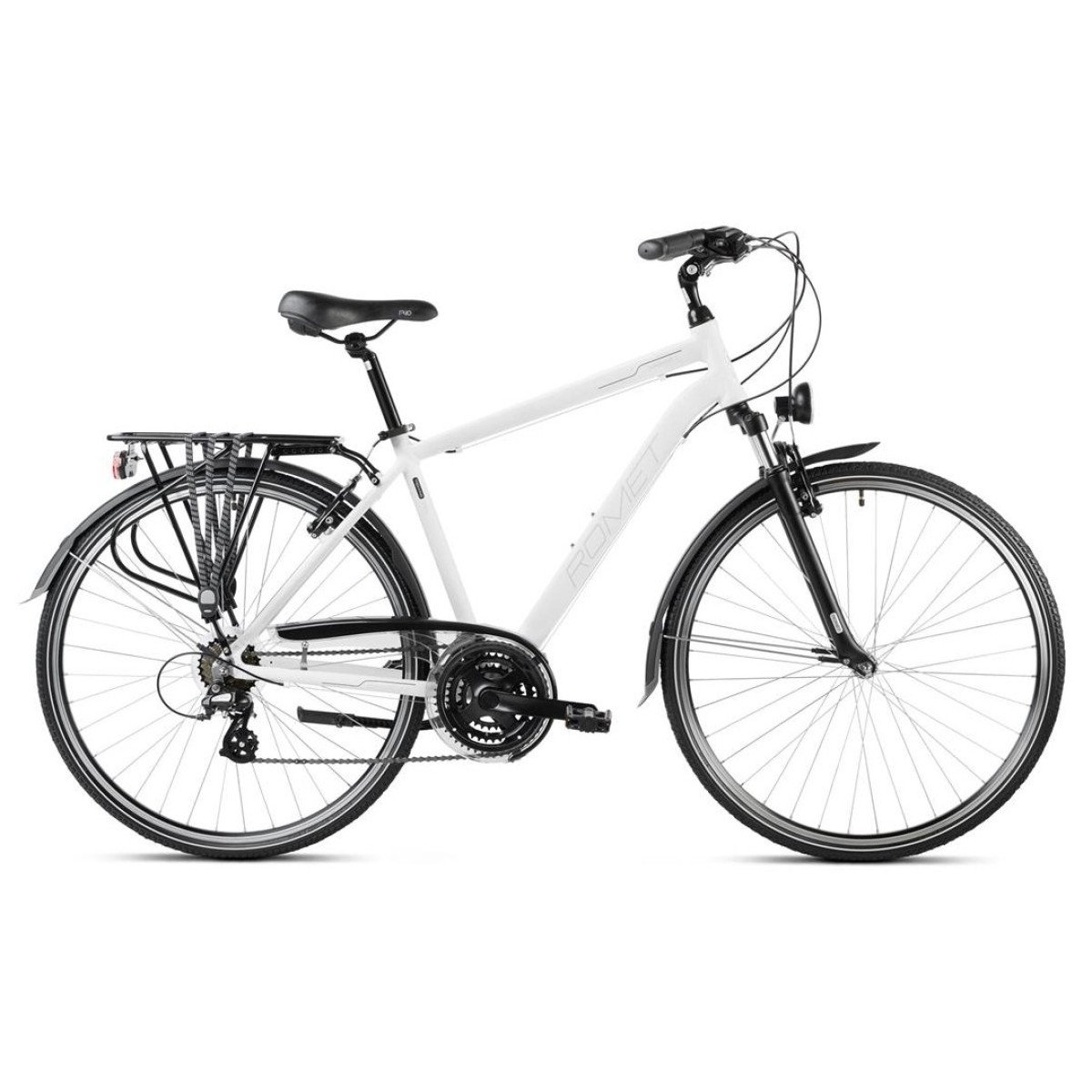Romet Wagant 1 2025 white-grey dviratis