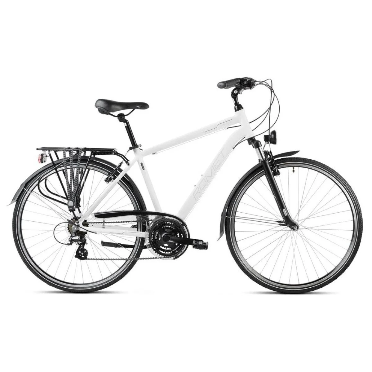 Romet Wagant 1 2025 white-grey dviratis