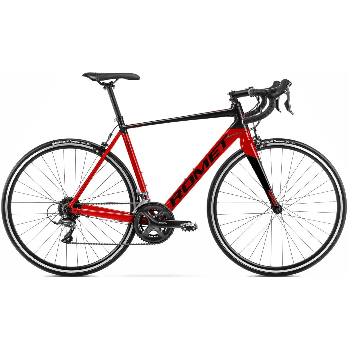 Romet Huragan 1 2023 red-black plento dviratis